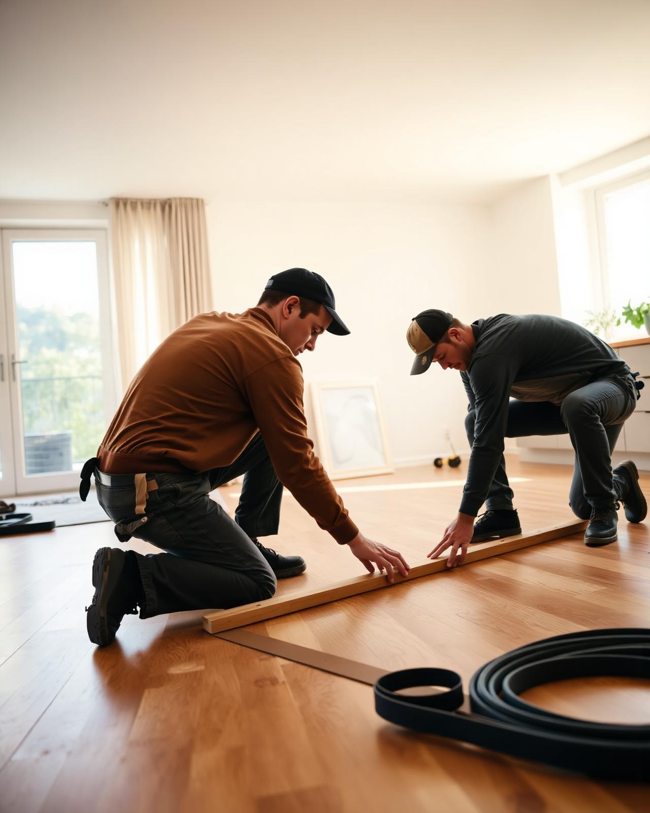 E&E Handwerker Team bei der Arbeit